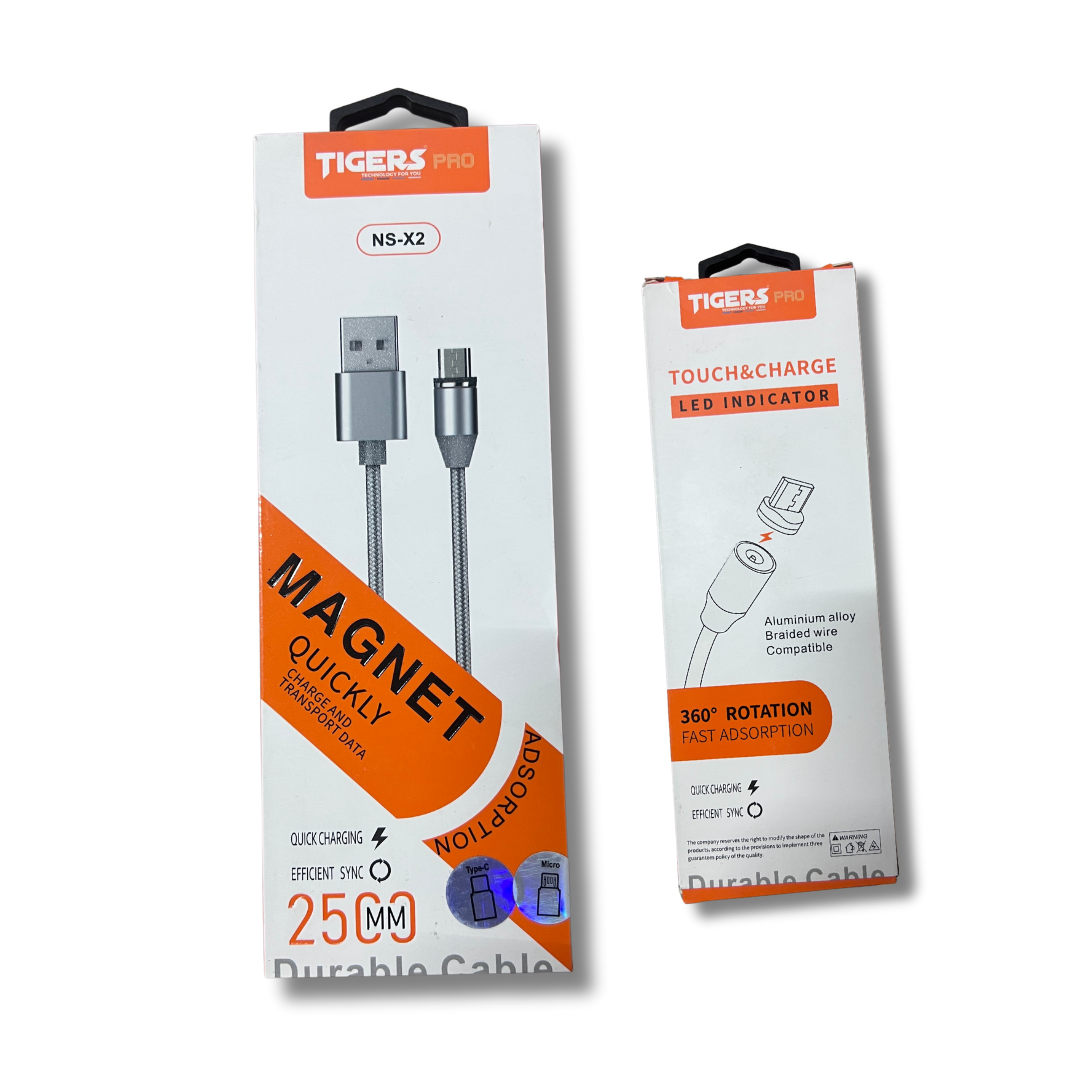CABLE CARGADOR V8 1.5M CON IMAN NS-X2