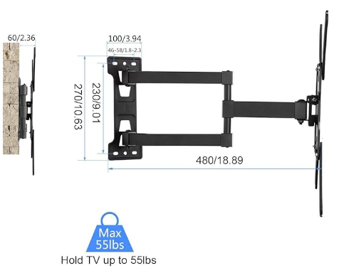 BASE PARA TV HDL-117B-2