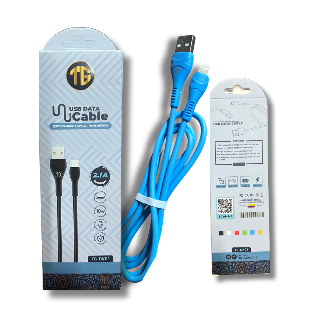 CABLE CARGA CELULAR IPHONE TG-DK01