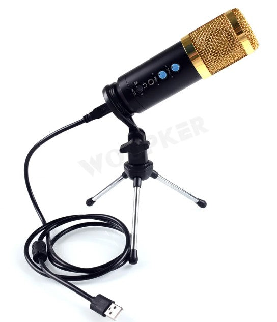 MICROFONO PROFESIONAL CON CONDENSADOR Y