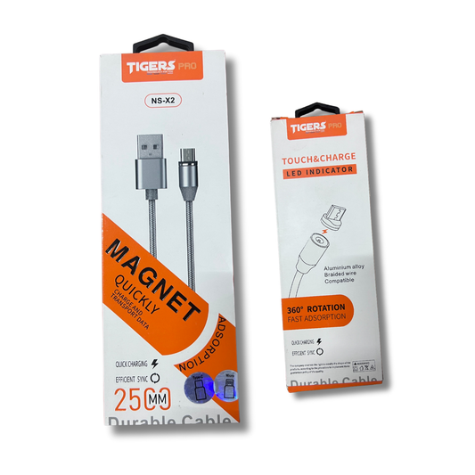 CABLE CARGADOR TIPO C 2.5M CON IMAN NS-X2