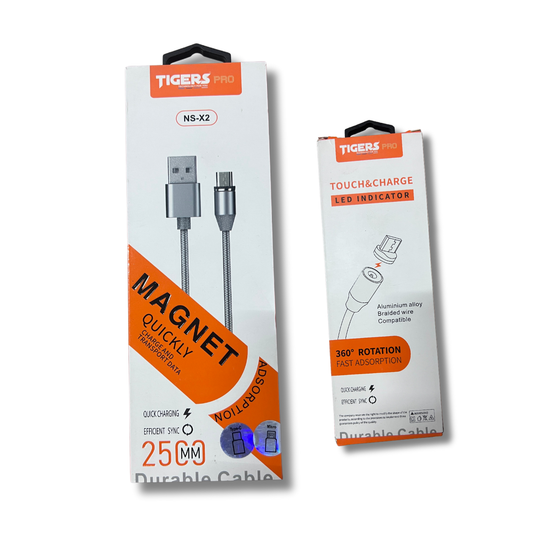 CABLE CARGADOR V8 1.5M CON IMAN NS-X2
