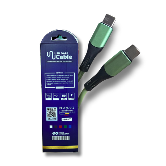 CABLE CARGA CELULAR DE C A C TG-B007