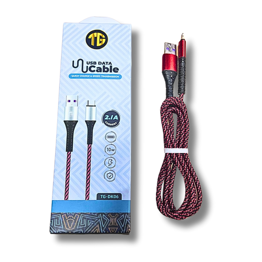 CABLE CARGA CELULAR V8 TG-DK06