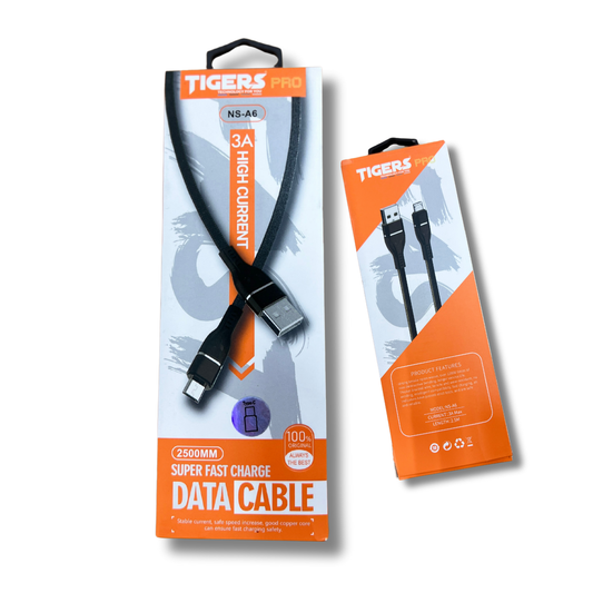CABLE CARGADOR 2.5M TIPO C NS-A6