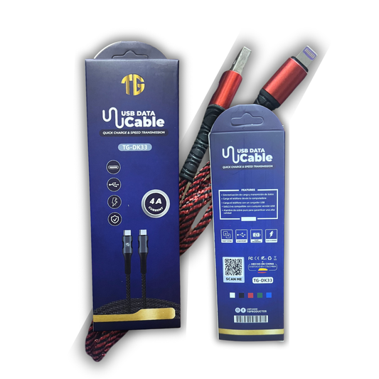 CABLE CARGA CELULAR DE C A C TG-DK33