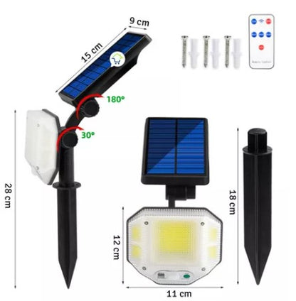 LAMPARA SOLAR CON ESTACA XF-706COB