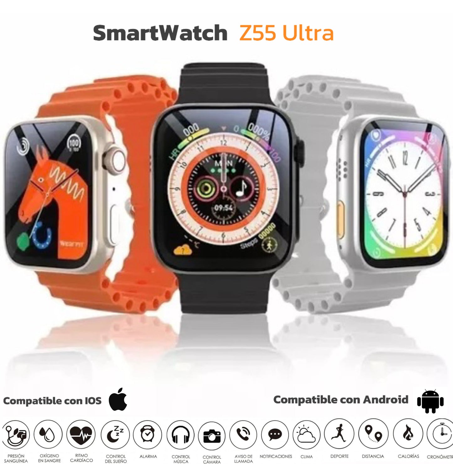 SmartWatch Z55 Ultra + Obsequio cargador magnético