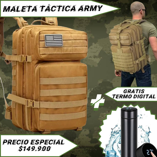 MALETA TACTICA ELITE + OBSEQUIO TERMO DIGITAL