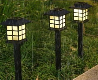 LUZ SOLAR DE JARDIN CY1015-12 - SET X 4