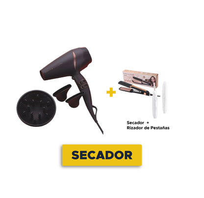 Plancha + Secador  + Rizador de Pestañas